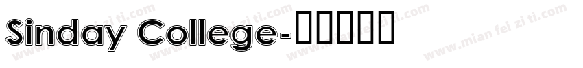 Sinday College字体转换